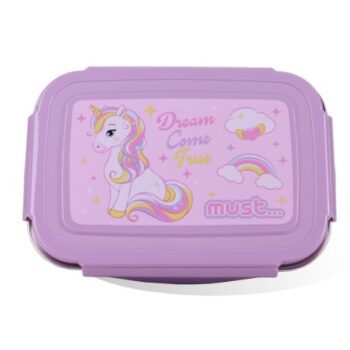 BOITE DINNER METAL MOTIF UNICORN MUST