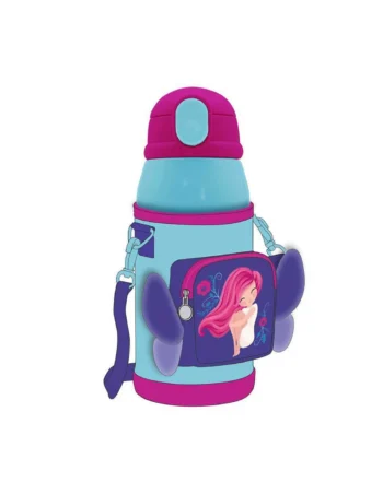 Gourde Isotherme en Acier Inoxydable avec sac Must Team 500 ml, Butterfly