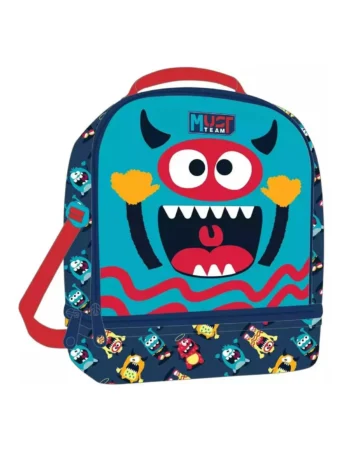 Porte Goûter Isothermique Must Team 2 Poches, Little Monster - Réf.586223