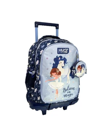 Sac à Dos à Roulettes Trolley Must Team, Believe In Magic - Réf.586261