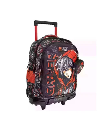 Sac à Dos à Roulettes Trolley Must Team, Gamer - Réf.586244