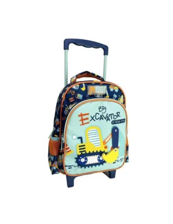Sac à Dos à Roulettes Trolley Must Team Maternelle, Excavator - Réf.586317