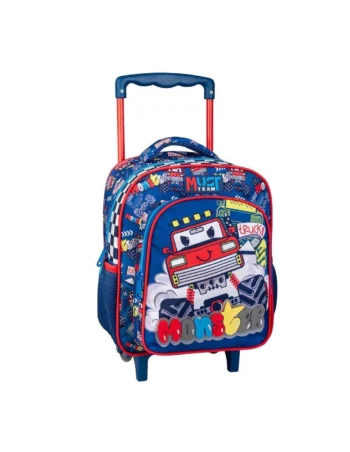 Sac à Dos à Roulettes Trolley Must Team Maternelle, Monster Truck - Réf.586232