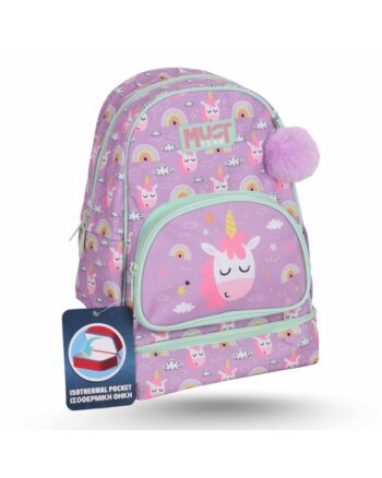SAC A DOS ENFANT + PORTE GOUTER - MUST TEAM - UNICORN