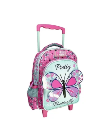 Sac à Dos à Roulettes Trolley Must Team Maternelle, Butterfly