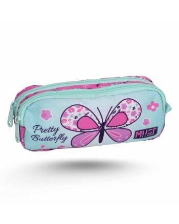TROUSSE 2 POCHES - MUST TEAM - PRETTY BUTTERFLY