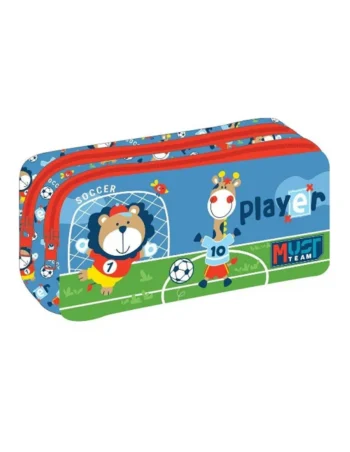 Trousse Must Team avec 2 Compartiments, Player Animals - Réf.586832