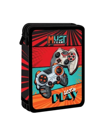 Trousse Plat Must Team 2 Compartiments, Let's Play - Réf.586331