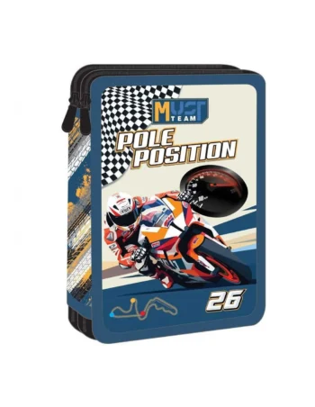 Trousse Plat Must Team 2 Compartiments, Pole Position - Réf.586733