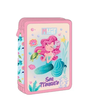 Trousse Plat Must Team 2 Compartiments, Sea Treasure - Réf.586722