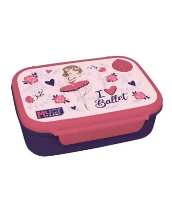 Boite à Goûter Alimentaire 4 Designs Pour Fille, 800 ml