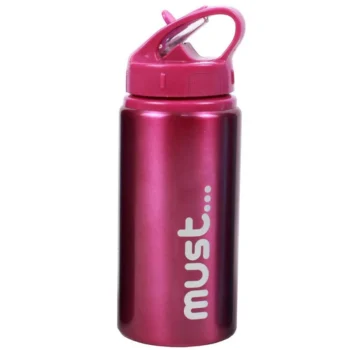 Bouteille à Eau MUST Aluminium 500ml Rouge - Réf.584534