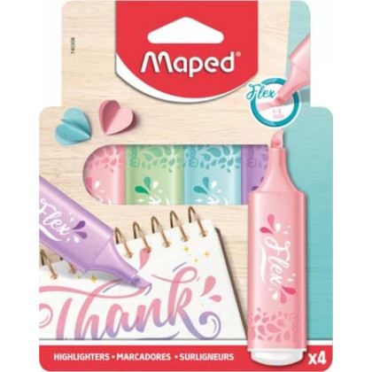 pochette-4-surligneurs-maped-flex