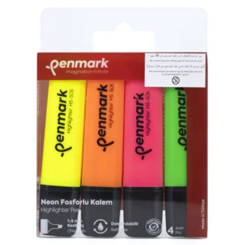 Pochette De 4 Surligneurs Fluo - Penmark