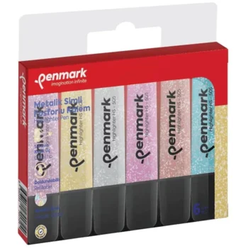 Pochette De 6 Surligneurs Glitter - Penmark