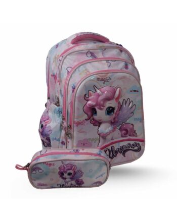 Sac à dos 4 Poches + Trousse ROBUSTA - UNICORN