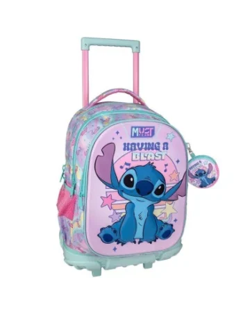 Sac à Dos à Roulettes Trolley Must Team, Disney Stitch