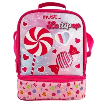 Porte Goûter Isothermique MUST Yummy Lollipop 2 Pochettes - Réf.585504