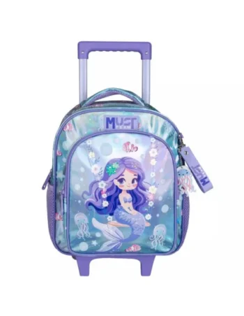Sac à Dos à Roulettes Trolley Maternelle Must Team, Mermaid - Réf.587441