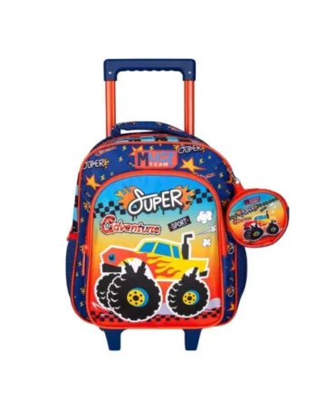 Sac à Dos à Roulettes Trolley Maternelle Must Team, Super Adventure - Réf.587444