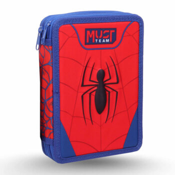 Trousse Plat 2 Compartiments - Must Team Disney - Spider-Man Web