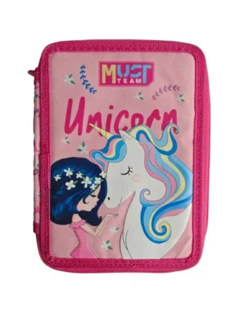 Trousse Plate Must Team 2 Compartiments, Unicorn - Réf.587250